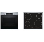 Bosch BA51FN00 Σετ inox εντοιχιζόμενο Φούρνος + εστία HBA513BS00 + PKE645D17E